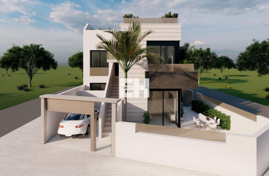 Construction Neuve - Bungalow au rez-de-chaussée - Pilar de la Horadada - pueblo