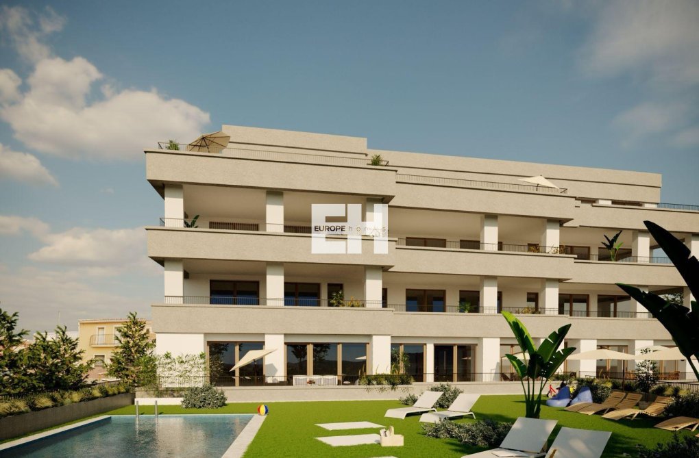 Construction Neuve - Ground floor apartment - Hondón de las Nieves - Pueblo