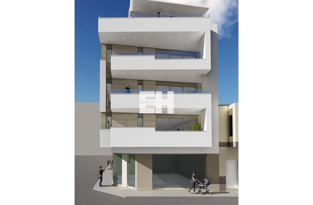 Construction Neuve - Ground floor apartment - Torrevieja - Playa del Cura