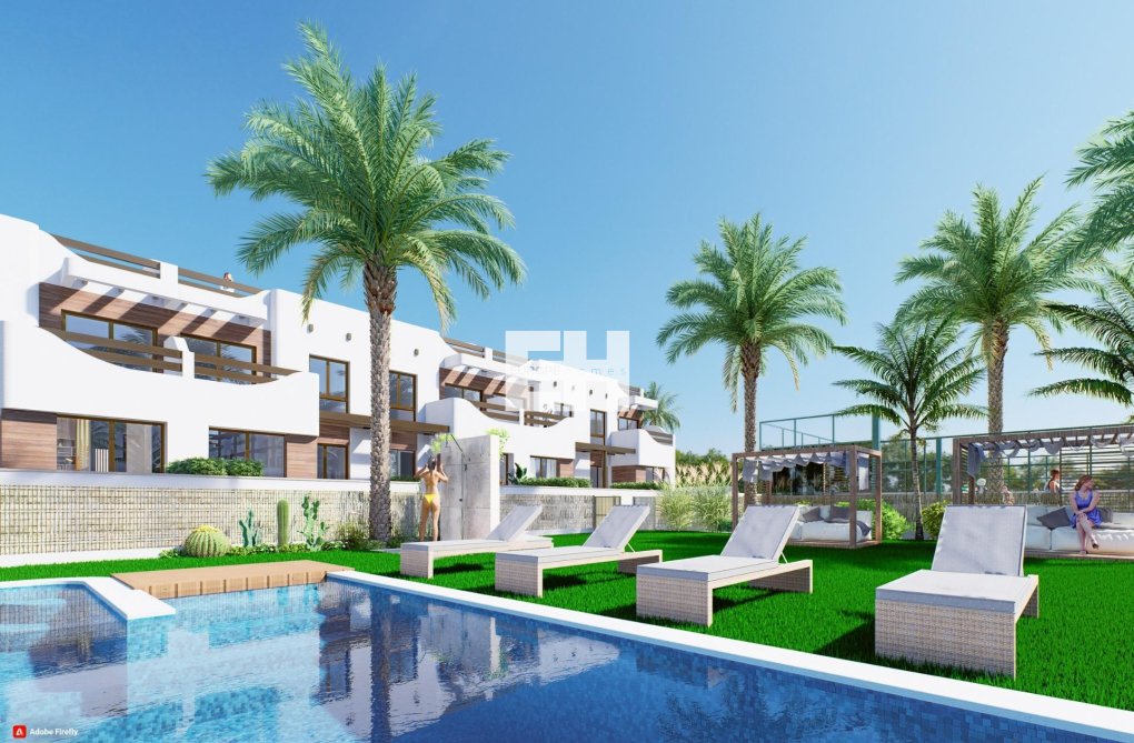 Neubau - Bungalow im obersten Stockwerk - Pilar de la Horadada - Playa de las Higuericas