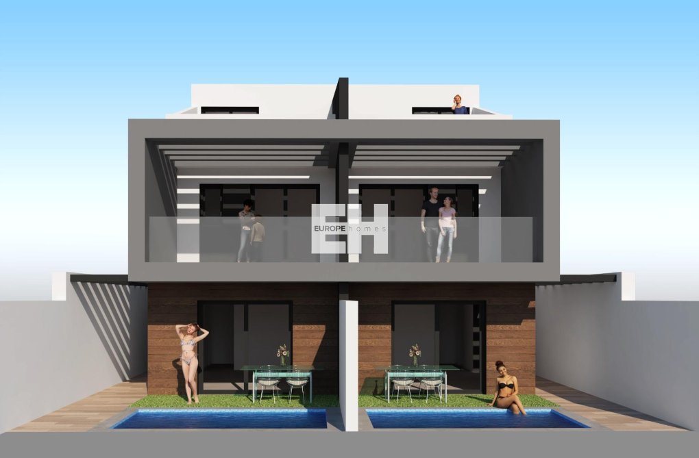 New Build - Semidetached - San Javier - Santiago de la Ribera