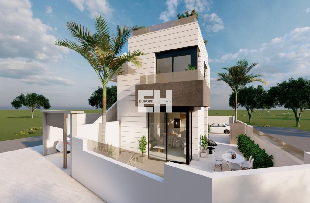 New Build - Top floor bungalow - Pilar de la Horadada - pueblo