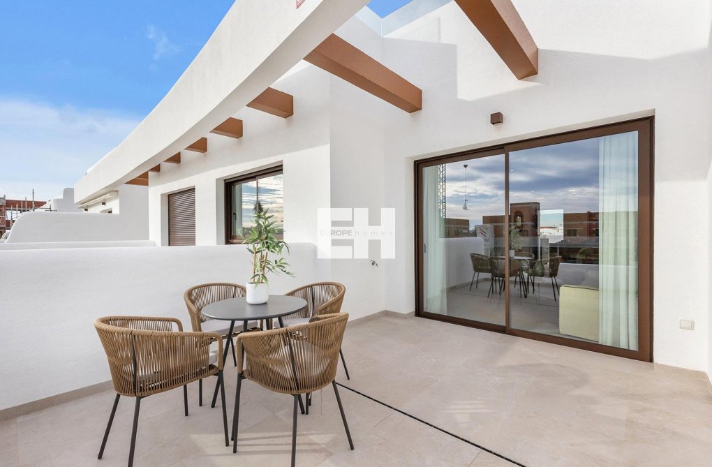Nieuwbouw - Bungalow op de bovenste verdieping - Los Alcázares - La Serena Golf