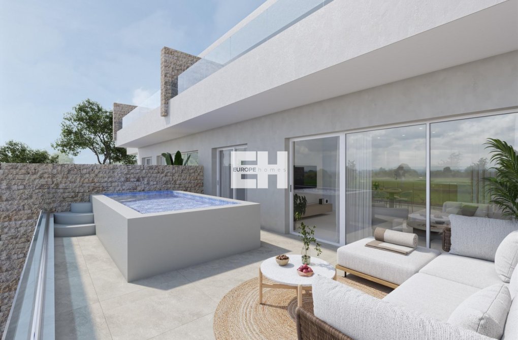 Nieuwbouw - Bungalow op de bovenste verdieping - Pilar de la Horadada - pueblo