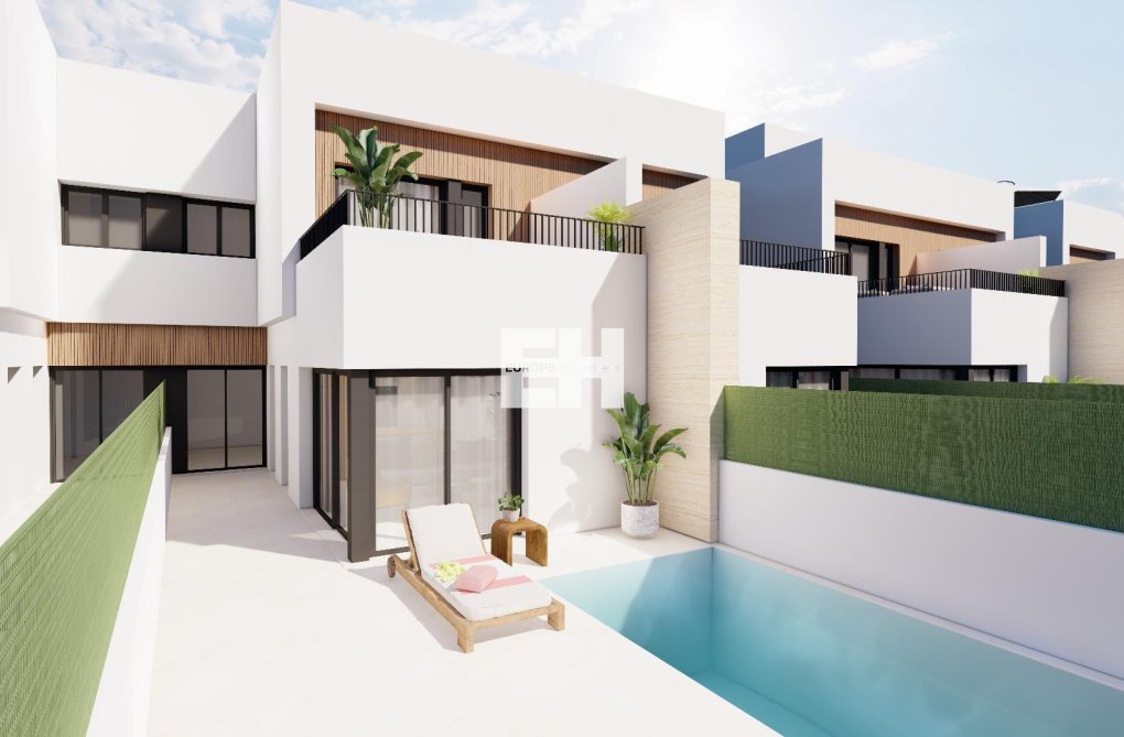 Nieuwbouw - Semidetached - Santiago de la Ribera - Santiago De La Ribera