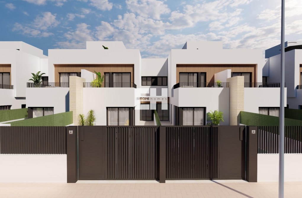 Nieuwbouw - Semidetached - Santiago de la Ribera - Santiago De La Ribera