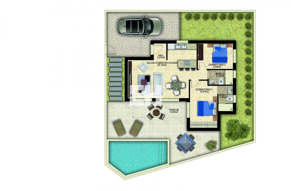 Nieuwbouw - villa - Benijofar - Polideportivo