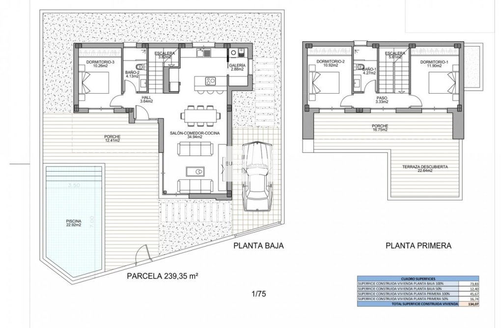 Nieuwbouw - villa - Benijofar - Polideportivo