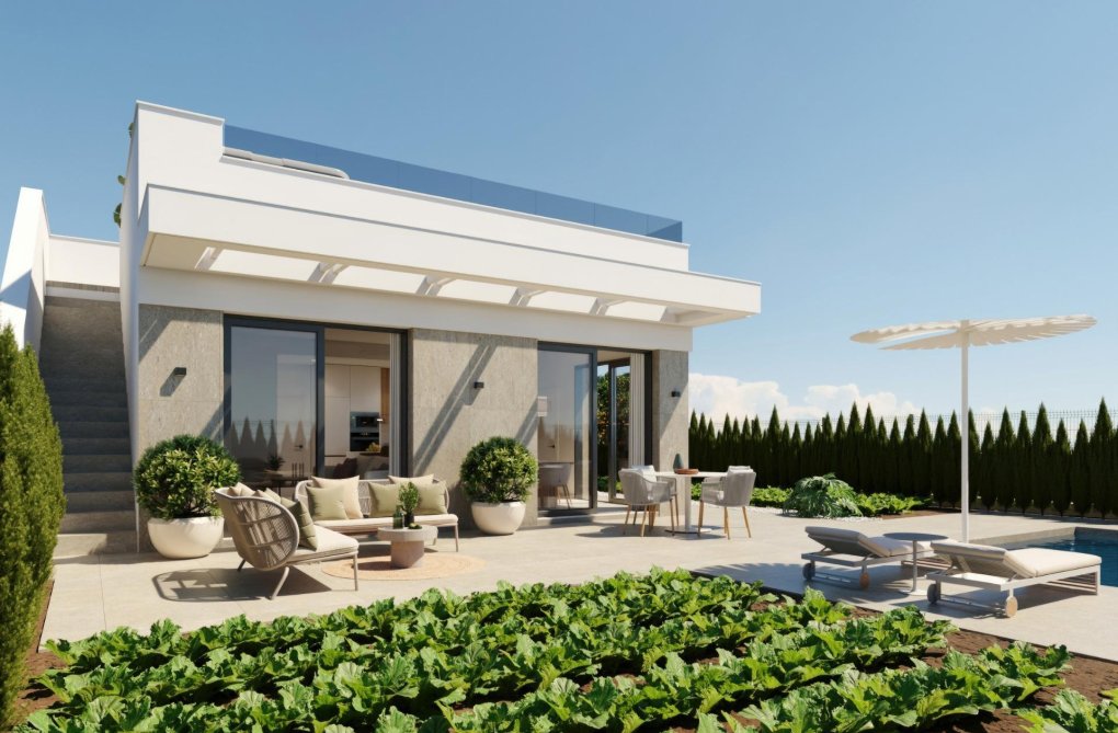 Nieuwbouw - villa - Fuente Álamo - Hacienda Del Álamo Golf