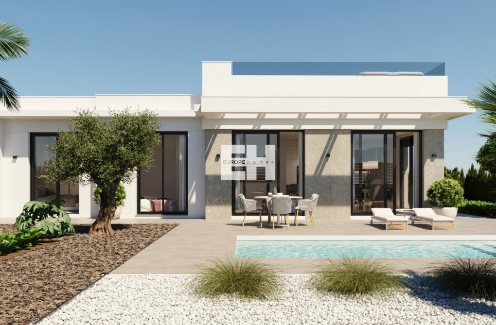 Nieuwbouw - villa - Fuente Álamo - Hacienda Del Álamo Golf