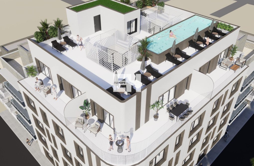 Obra Nueva - Apartamento  - Torrevieja - El Acequión