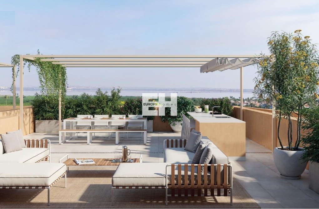 Obra Nueva - Bungalow en planta alta - Torrevieja - Los Balcones 
