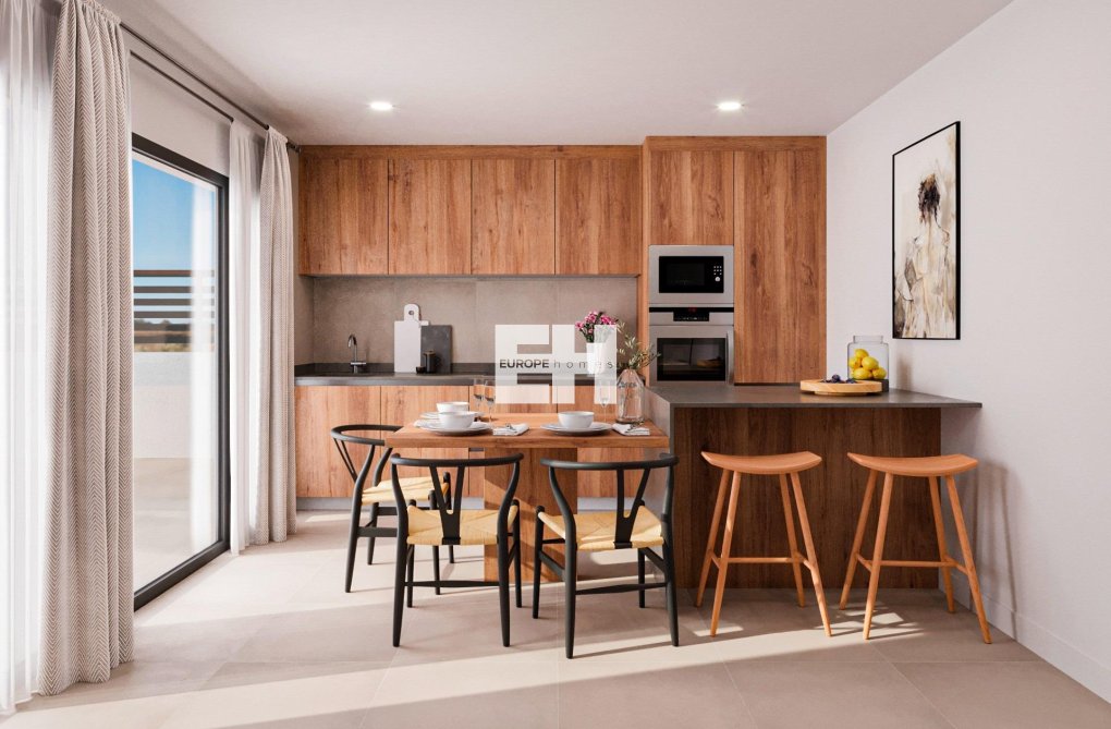 Obra Nueva - Bungalow en planta baja - Fuente Álamo - La Pinilla