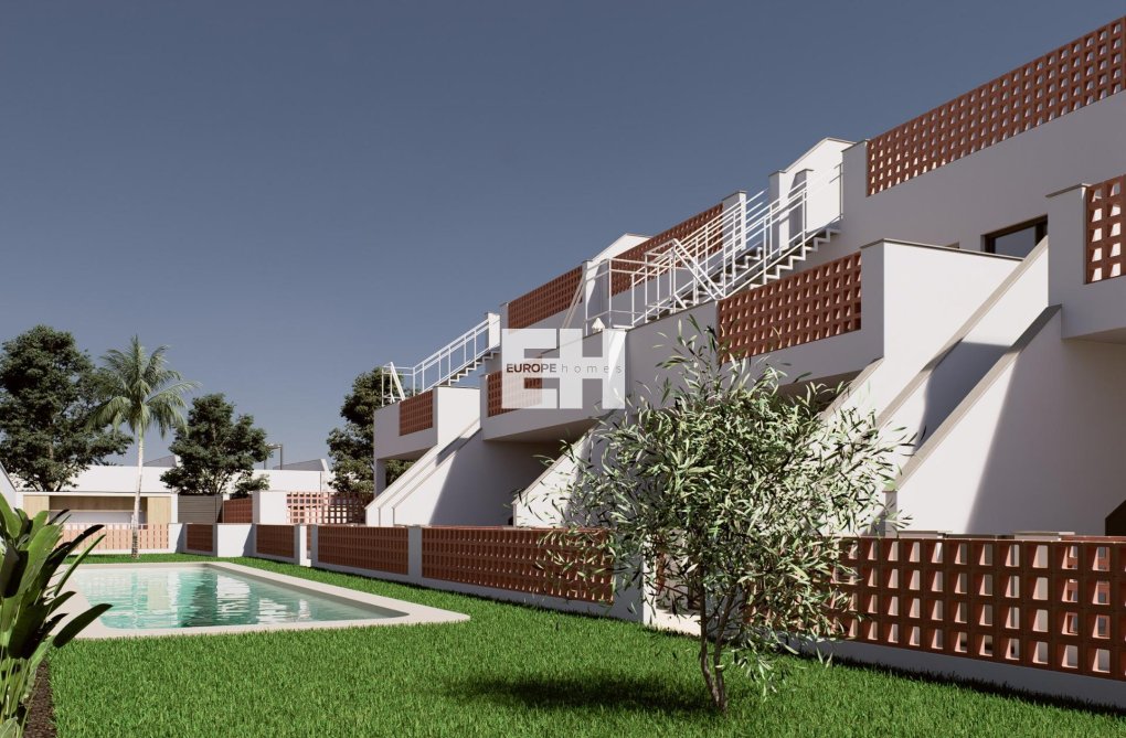 Obra Nueva - Bungalow en planta baja - Pilar de la Horadada - Parque del Mediterraneo