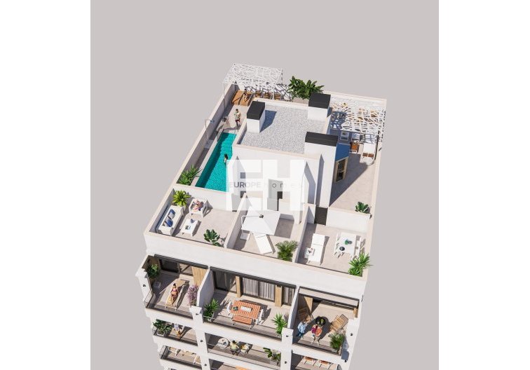 Penthouse - Nieuwbouw - Torrevieja - Playa de El Cura