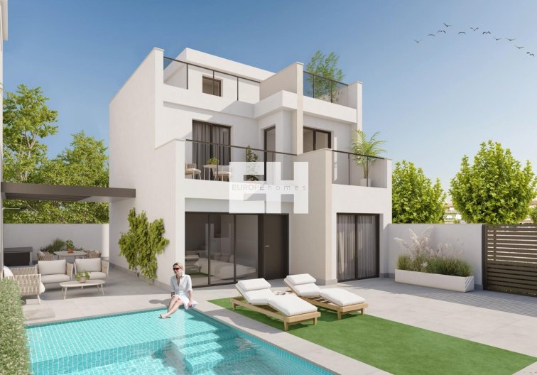 villa - New Build - Los Alcázares - Playa la Atascadera