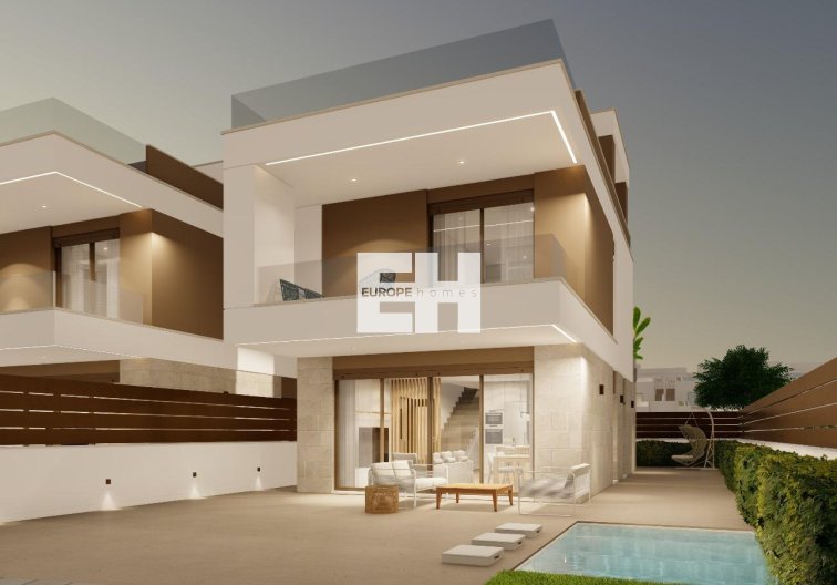 villa - New Build - Pilar de la Horadada - pueblo