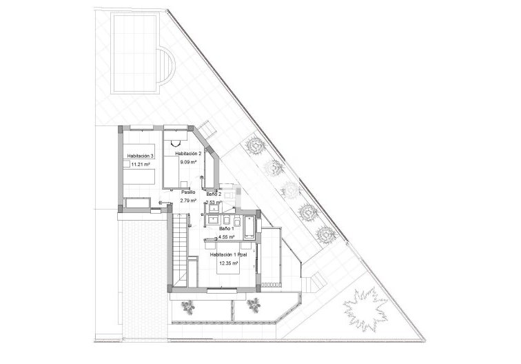 Obra Nueva - Semidetached - Los Alcázares - Torre del Rame