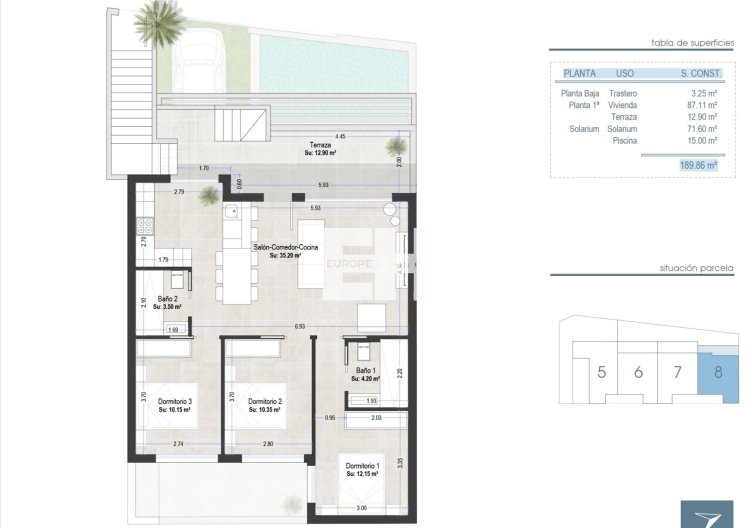 Obra Nueva - Bungalow en planta alta - San Pedro del Pinatar - Las Esperanzas