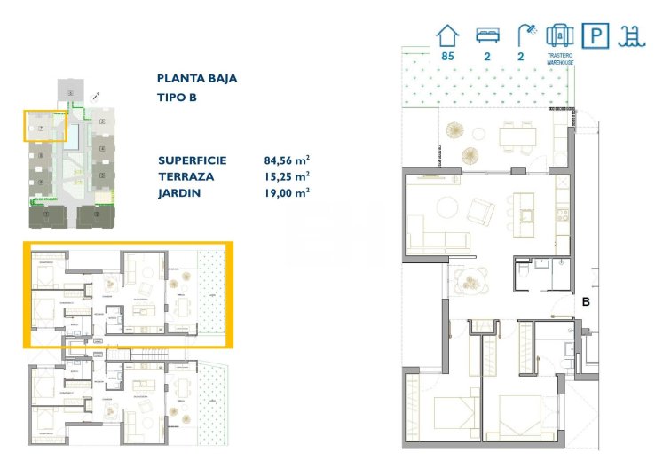 Construction Neuve - Ground floor apartment - San Pedro del Pinatar - Pueblo