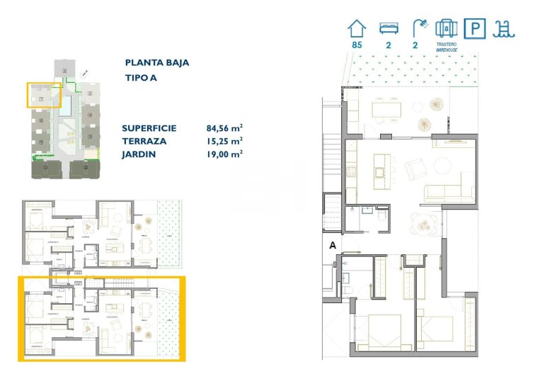 Construction Neuve - Ground floor apartment - San Pedro del Pinatar - Pueblo