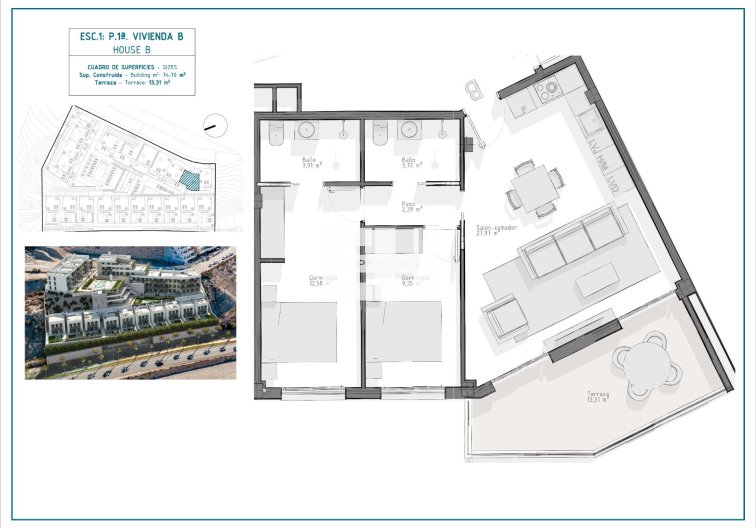 Obra Nueva - Apartamento  - Águilas - Playa del Hornillo