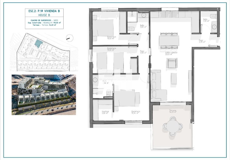 Obra Nueva - Apartamento  - Águilas - Playa del Hornillo