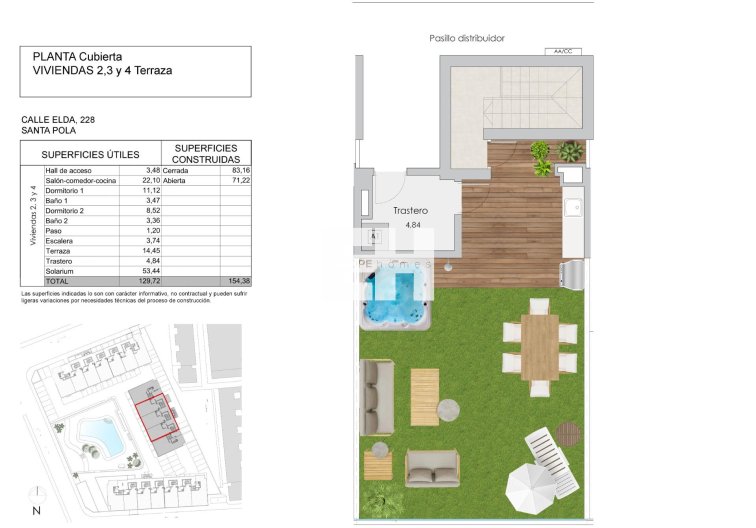 Obra Nueva - Atico - Santa Pola - Playa Tamarit