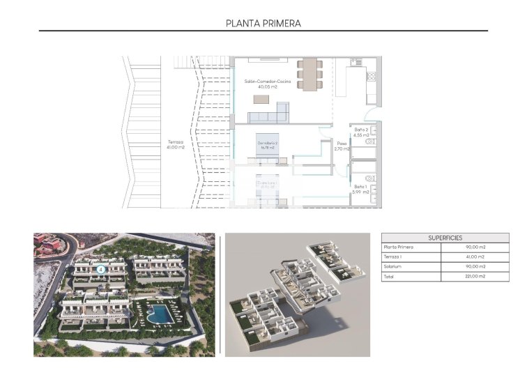Obra Nueva - Bungalow en planta alta - Finestrat - Balcón de Finestrat