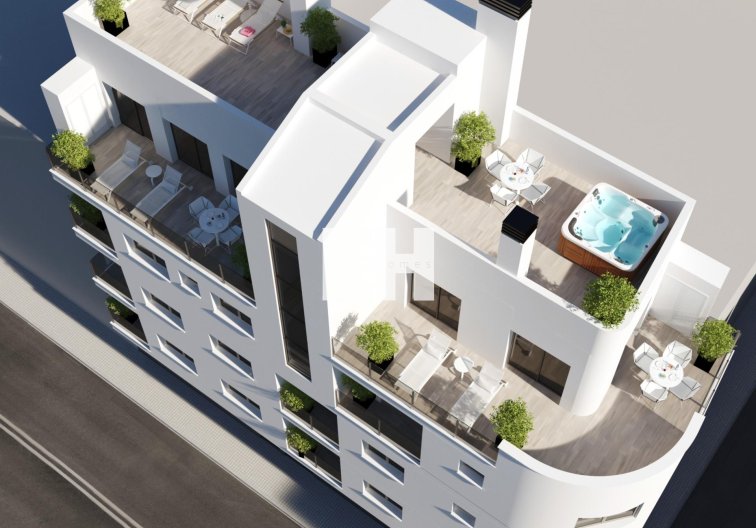 Construction Neuve - Ground floor apartment - Torrevieja - Centro