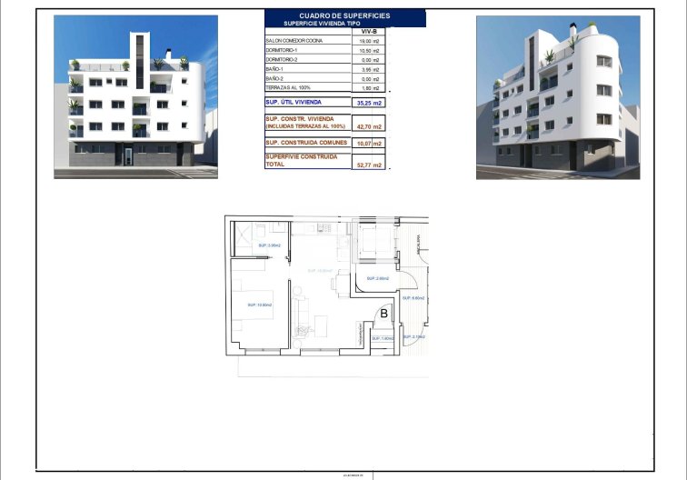 Construction Neuve - Ground floor apartment - Torrevieja - Centro
