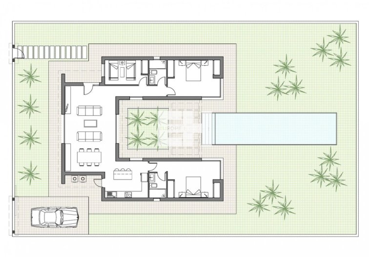 Nieuwbouw - villa - Benijofar - Polideportivo
