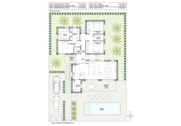 Obra Nueva - villa - Benijofar - Polideportivo