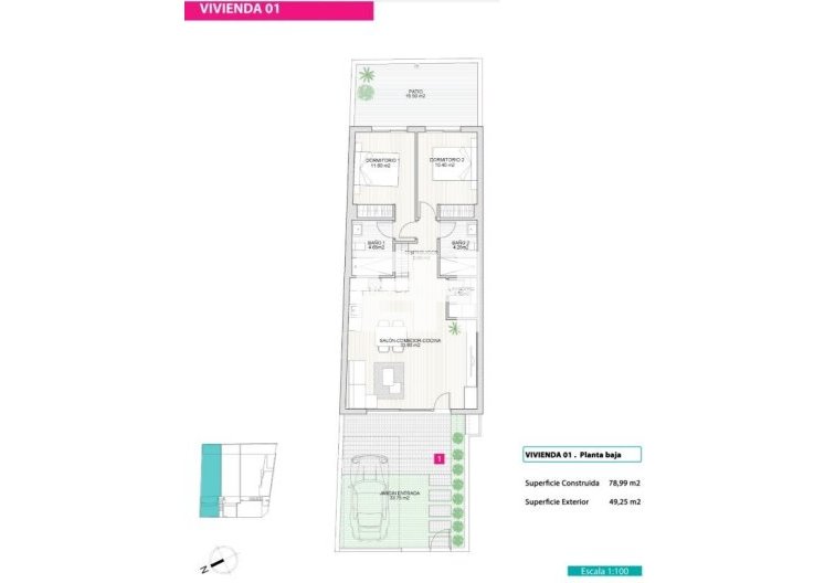 Construction Neuve - Bungalow au rez-de-chaussée - San Pedro del Pinatar - Lo Pagán