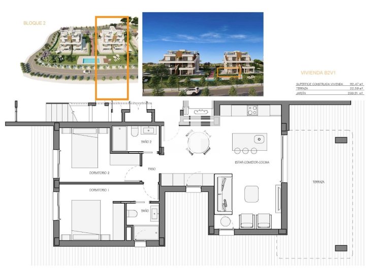 Obra Nueva - Ground floor apartment - Fuente Álamo - Hacienda del Alamo