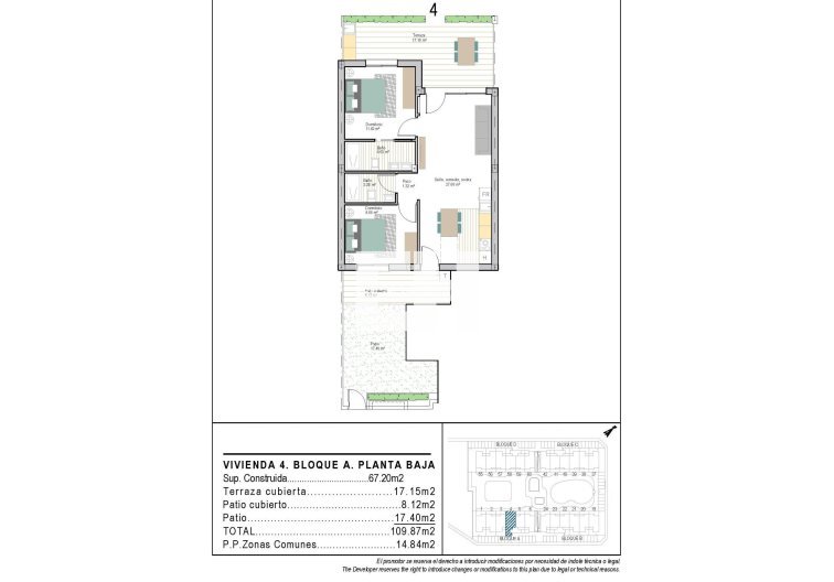 Obra Nueva - Apartamento  - Torre Pacheco - San Cayetano
