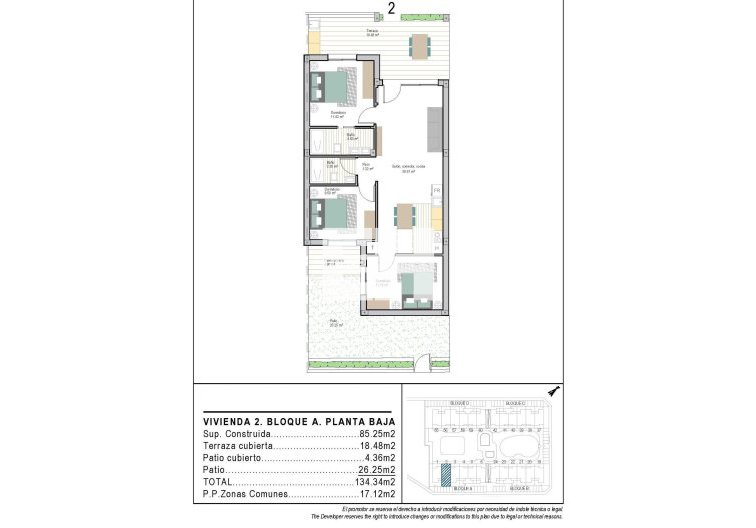 Obra Nueva - Apartamento  - Torre Pacheco - San Cayetano