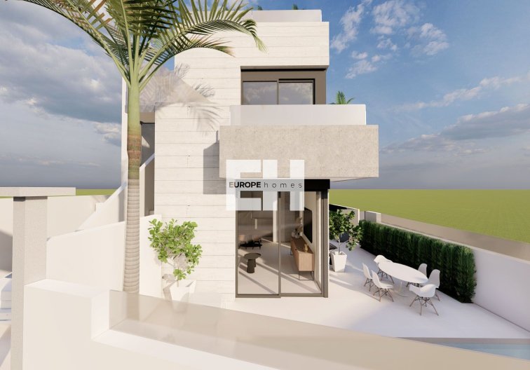 Obra Nueva - Bungalow en planta baja - Pilar de la Horadada - pueblo