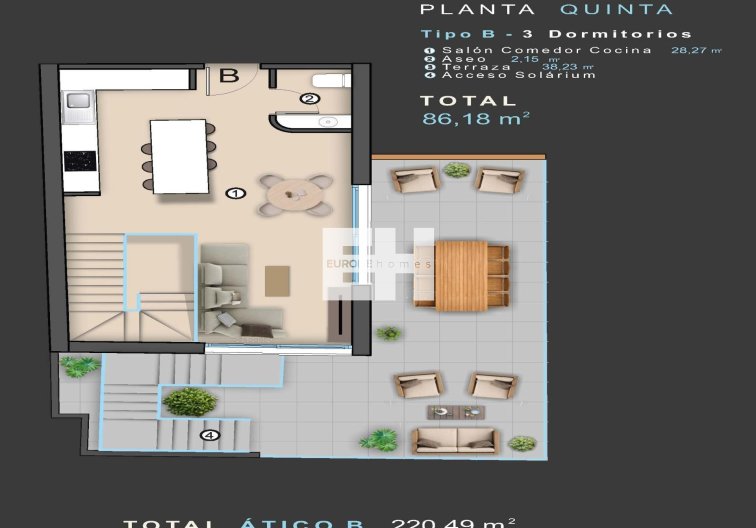 Obra Nueva - Atico - Torrevieja - Centro
