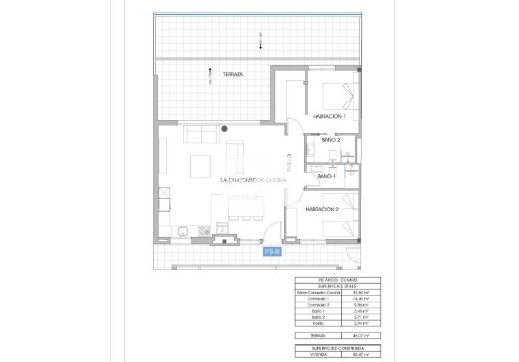 Obra Nueva - Atico - Villajoyosa - Cala de Finestrat