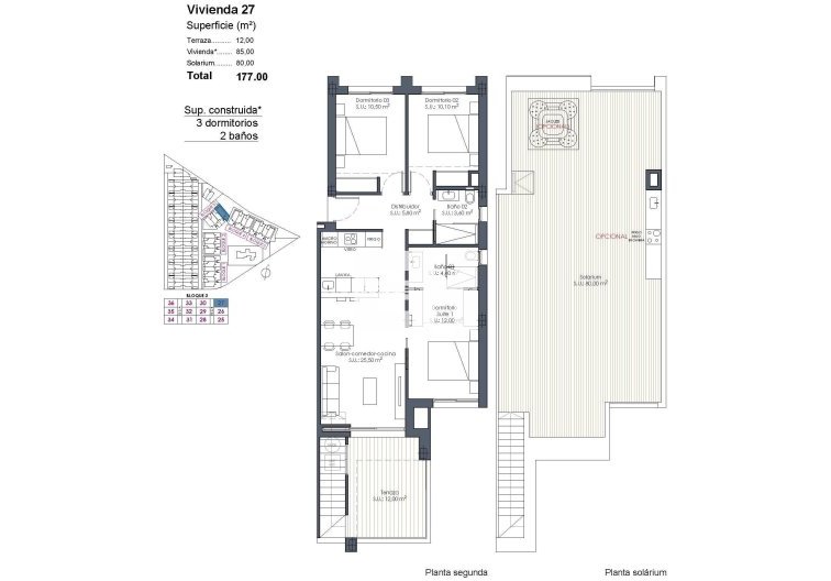 Construction Neuve - Penthouse - Los Alcázares - Serena Golf