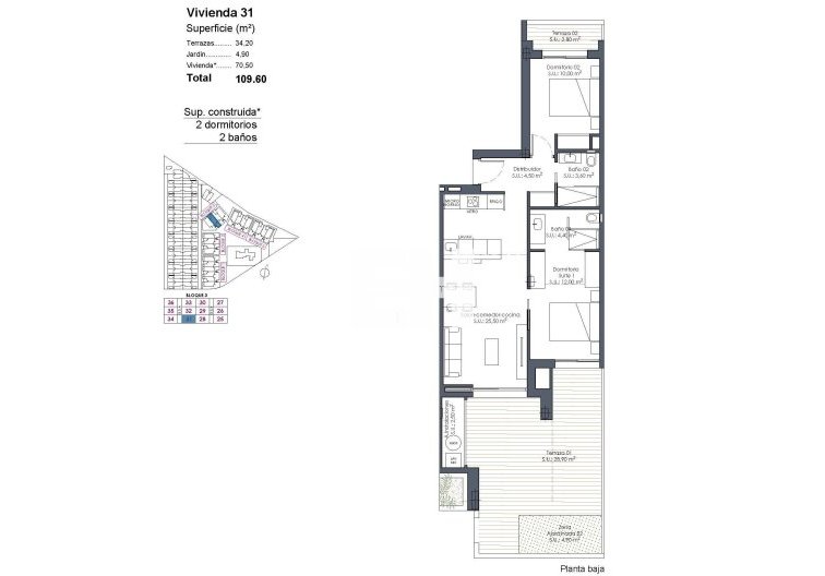 Obra Nueva - Apartamento  - Los Alcázares - Serena Golf