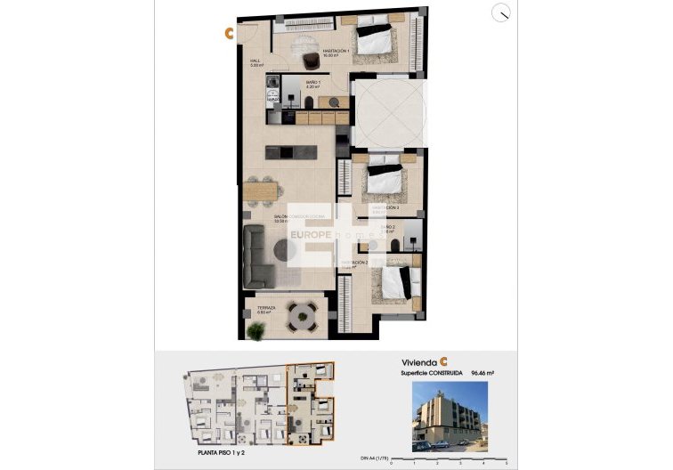 Obra Nueva - Apartamento  - Catral - pueblo