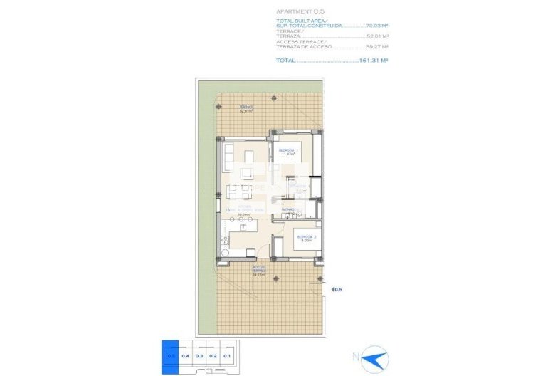 Obra Nueva - Ground floor apartment - Los Alcázares - Serena Golf