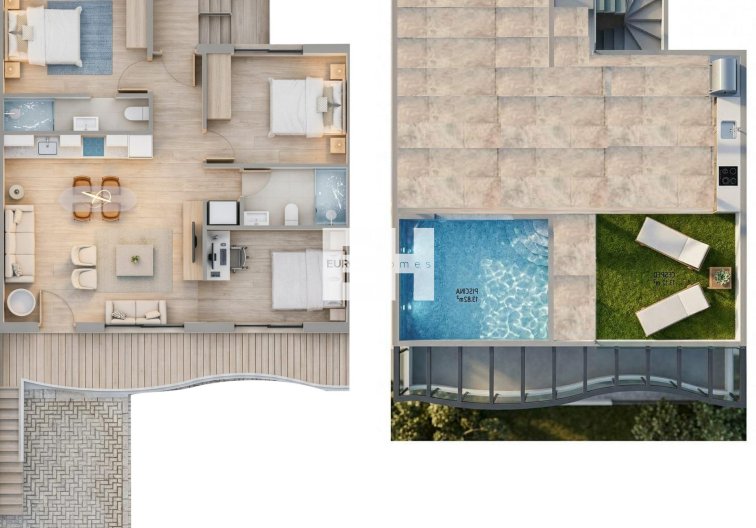 Construction Neuve - Bungalow - Pilar de la Horadada - parques de Andromeda