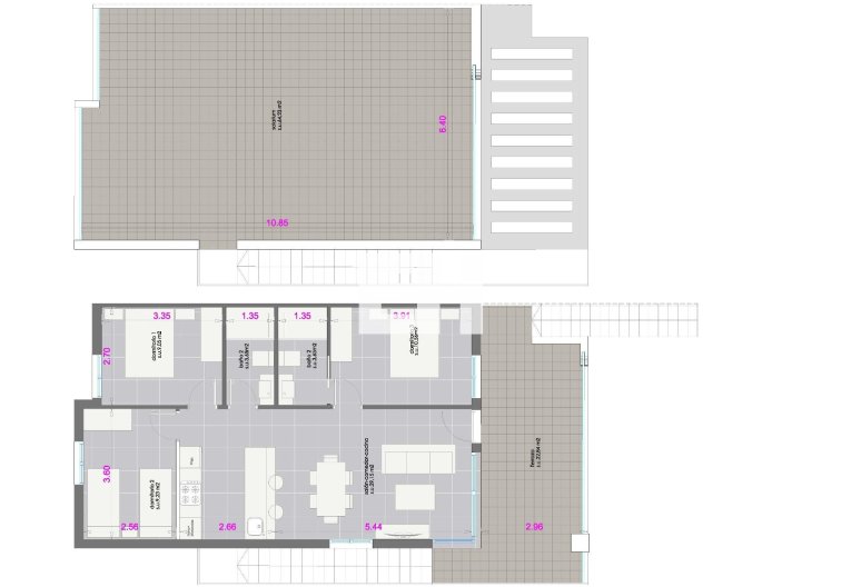 Neubau - Bungalow - Pilar de la Horadada - pueblo