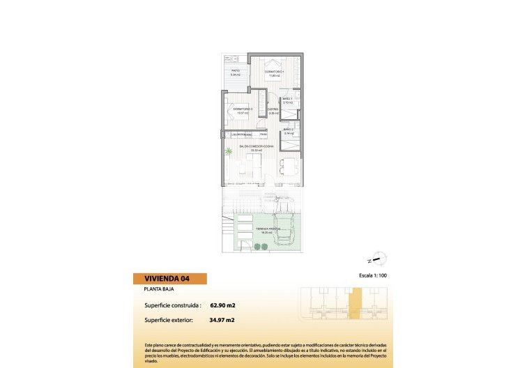 Obra Nueva - Bungalow - San Pedro del Pinatar - El Salero