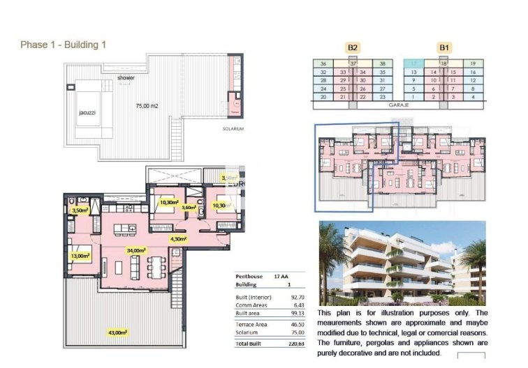 New Build - Penthouse - Torre Pacheco - Santa Rosalia Lake And Life Resort