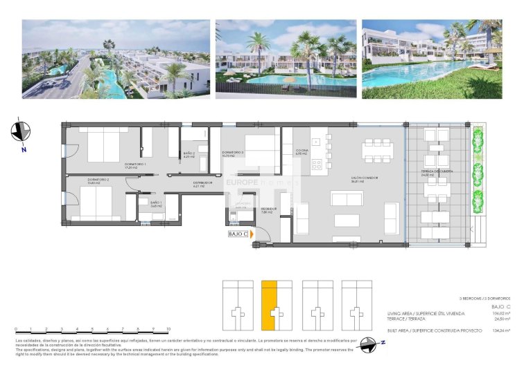 Obra Nueva - Bungalow - Cartagena - Mar de Cristal