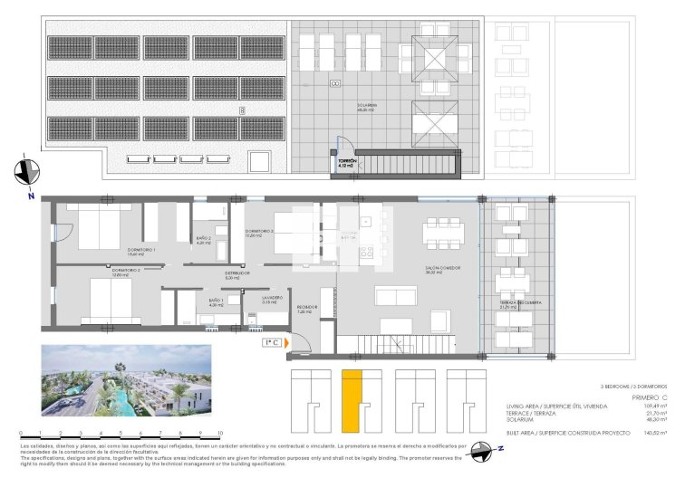 Obra Nueva - Bungalow - Cartagena - Mar de Cristal